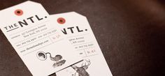 Love and War | The National #business #card #retro #tag #luggage #collateral