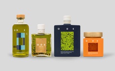 ODE Fine Foods, a new range of premium Greek food products, commissioned Alexandros Gavrilakis to design their entire visual identity system. The name 'ODE' refers to a type of lyrical stanza, and the rest of the brand identity takes inspiration from poetry and great works of art. For more of the most beautiful designs visit mindsparklemag.com