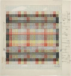 garadinervi: “Anni Albers, Design for Tablecloth, 1930, MoMA, New York, The Josef and Anni Albers Foundation ”