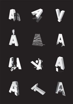 Jez Burrows / Projects / A Is For Awards #burrows #jez #typography