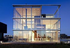 CJWHO ™ (Rieteiland House, Amsterdam, Netherlands by Hans...) #netherlands #design #interiors #glass #architecture #amsterdam #luxury