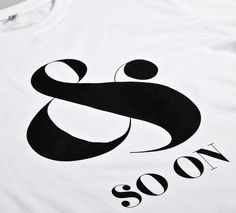 NATRI - and so on - T-Shirt (white): & SO ON ... #silkscreen #apparel #modern #print #design #graphic #shirt #ampersand #minimal #fashion #type #typography