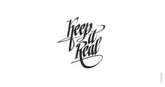 Keep it real 2 - Logos - Creattica #logo