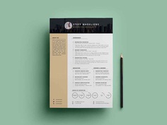 Free marketing Resume Template With Professional Design