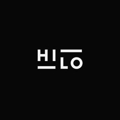 HiLo _ Untitled Paris #inspiration #branding #design #identity #logo