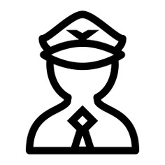 See more icon inspiration related to pilot, captain, police, profession, stick man, user and people on Flaticon.