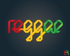 Illustrations | Arts | Etc on the Behance Network #red #typography #yellow #reggae #green
