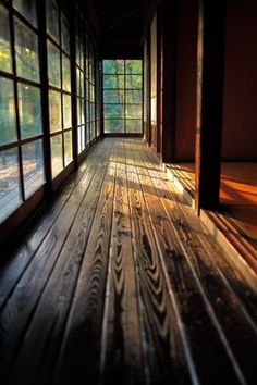 Classy but sassy #hallway #wood #sunlight #dojo #windows