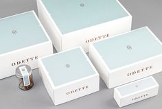Odette by Dmowski & Co. #print #graphic design #box #packaging