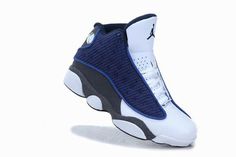 Nike Air Jordan 13 Womens Blue White Womens Shoes #shoes