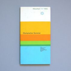 Olympic Summer - Otl Aicher #otl #design #graphic #cover #1972 #aicher #olympics #munich