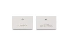 Nadira — Burgess Studio #die #cut #business #card #print #stationery