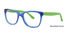 Blue/Matt Green Vivid Eyeglasses Vivid 845.