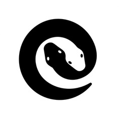 A stunning yin yang snake tattoo design featuring a snake coiled around both yin yang symbols, symbolizing balance, harmony, and transformation.