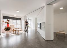 Sliding wall partitions for a adaptable home