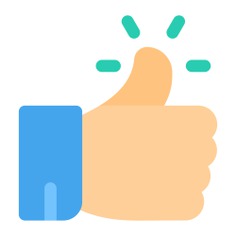 See more icon inspiration related to like, finger, thumb up, hands, gestures and hands and gestures on Flaticon.