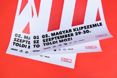 Magyar Klipszemle Branding - Mindsparkle Mag Kristof Kiss-Benedek designed the branding for the Second Hungarian Music Video Festival in Hungary. This project involved the creation of posters, t-shirts, tote bags, together with all the other signage needed for the event. #logo #packaging #identity #branding #design #color #photography #graphic #design #gallery #blog #project #mindsparkle #mag #beautiful #portfolio #designer
