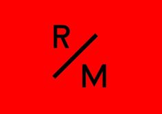R/M on the Behance Network #logo #identity #red