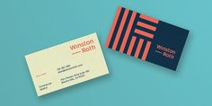 Winston/Roth | Mast #stationary #business #branding #card #design #graphic