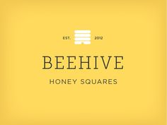 Beehive Honey Squares #logotype #identity