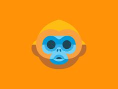 Ron Lewis / Mail Chimp #icon #chimp #graphic #illustration #minimal