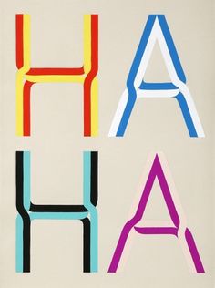 Tauba Auerbach #type #ha #painting #typography