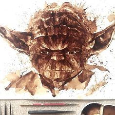 I Use Coffee To Draw Detailed Paintings Of My Favourite Characters | Bored Panda #coffee #painting