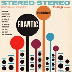 Project Thirty-Three: Frantic Percussion #project #thirty #design #graphic #sleeve #record #three