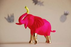 Sara Lindholm - texturism: a. would love this. | viaÂ noraleah #pink #animal #elephant