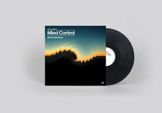 Wizard: Mind control #album #circles #cover #artwork #vinyl #helvetica #sunset #skyline