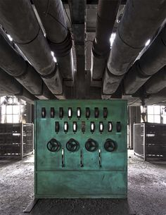Power Station, a #series of #photographs of an #abandoned #power station by Spanish photographer #Cesar Azcarate.