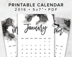 calendar, print, ink art