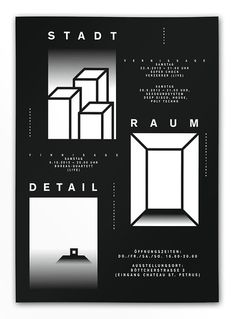 Stadt Raum DetailExhibitionÂ Posterwww.fotoetage.de #cover #poster