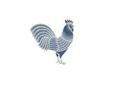 Dribbble - Rooster by JC Desevre #cock