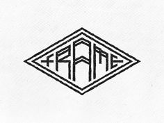 Dribbble - Frame logo reject by Tim Boelaars #logo #illustration #typography