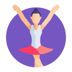 See more icon inspiration related to ballet, peple, art and design, dance, dancing, classic, people and music on Flaticon.