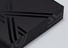 Kitsbow— #packaging #manual #box #black foil #black on black #gloss