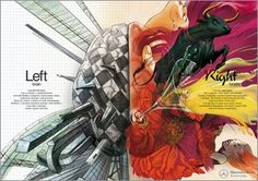 » Mercedes Benz Left Right Brain advertising/design goodness - advertising and design blog #right #illustration #left
