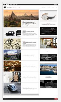 Whale Lifestyle by R&Co. Design #responsive #design #website #grid #minimal #wordpress #web