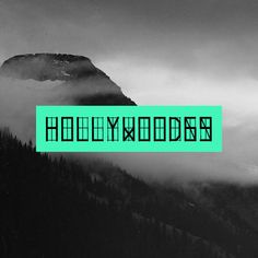 Fonts of Chaos is proud to present HOLLYWOOD69 #sublime #simple #b&w&green #typo #typography
