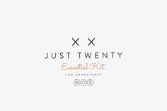 Just Twenty ~ Coming Soon on Behance by CJ Rhodes #logo #apparel #branding