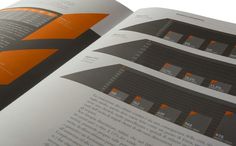 Artwork by www.o-zone.it #profile #business #energy #orange #annual #company #two #colors #report