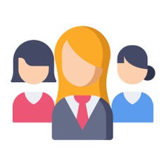See more icon inspiration related to team, person, group, leader, boss, teamwork, leadership, business and finance, women, networking, business and people on Flaticon.