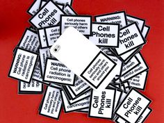 Cell Phone Warning Label #labels #phone #cigarettes #cell #kill #cancer #warning