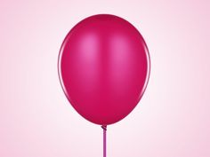 Dribbble - Balloon by Jake Desaulniers #pink #balloon #vector
