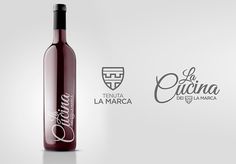 Tenuta La Marca on Behance logo design https://www.behance.net/gallery/18625937/Tenuta-La-Marca #packaging #wine #restaurant #napoli #logo #italy