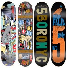 5boro 2010 Spring Decks mashKULTURE #skateboards