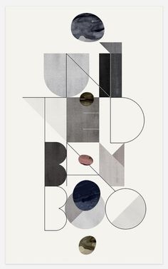 Graphic design / Mario Hugo #type #shapes #abstract