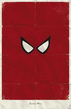 Marvel Minimalist Posters on the Behance Network #red #spiderman #minimal #poster #art #marvel