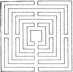The Project Gutenberg eBook of Amusements In Mathematics, by Henry Ernest Dudeney. #maze